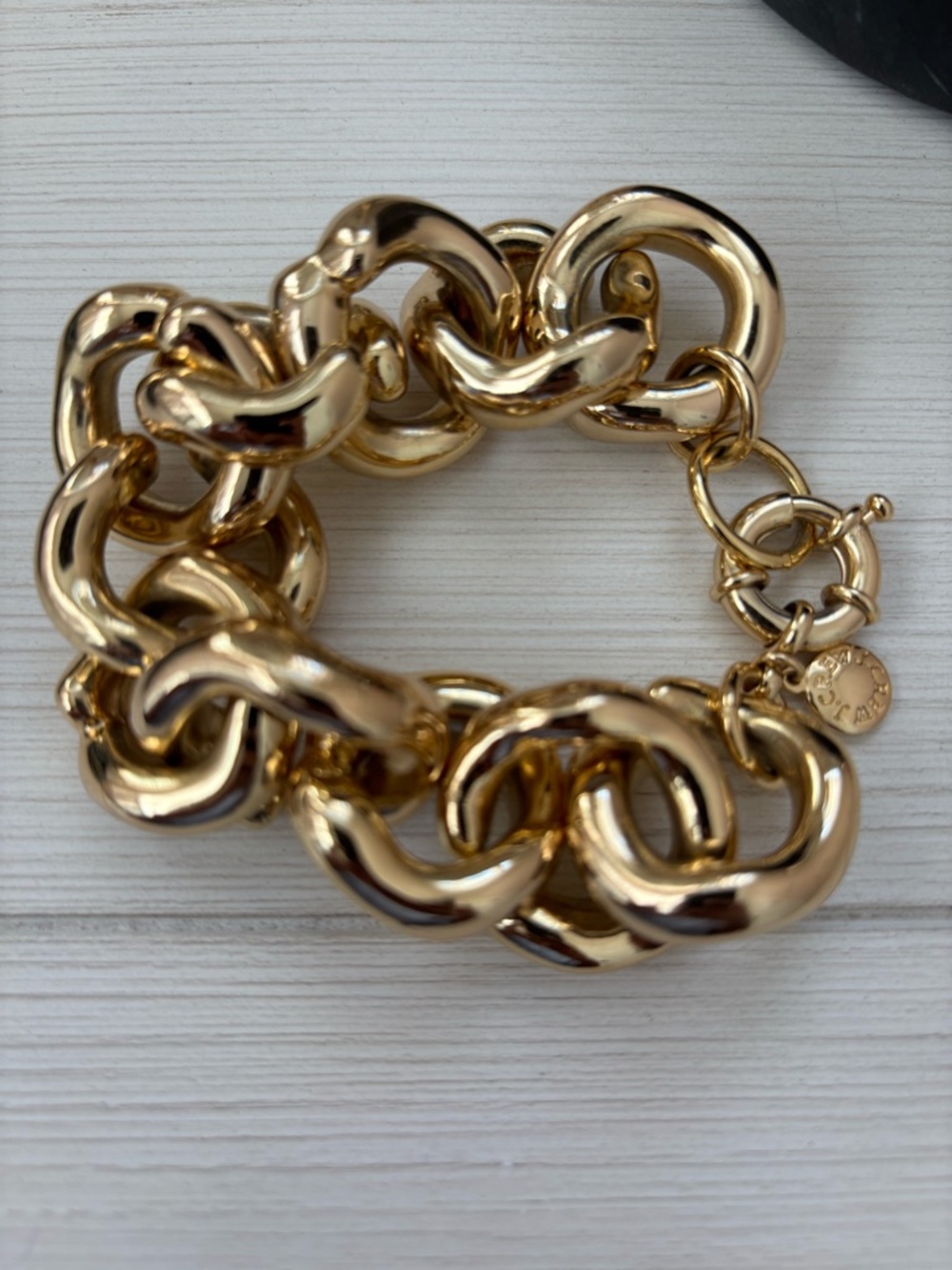 J.Crew Gold Chunky Chain Link Bracelet - Women